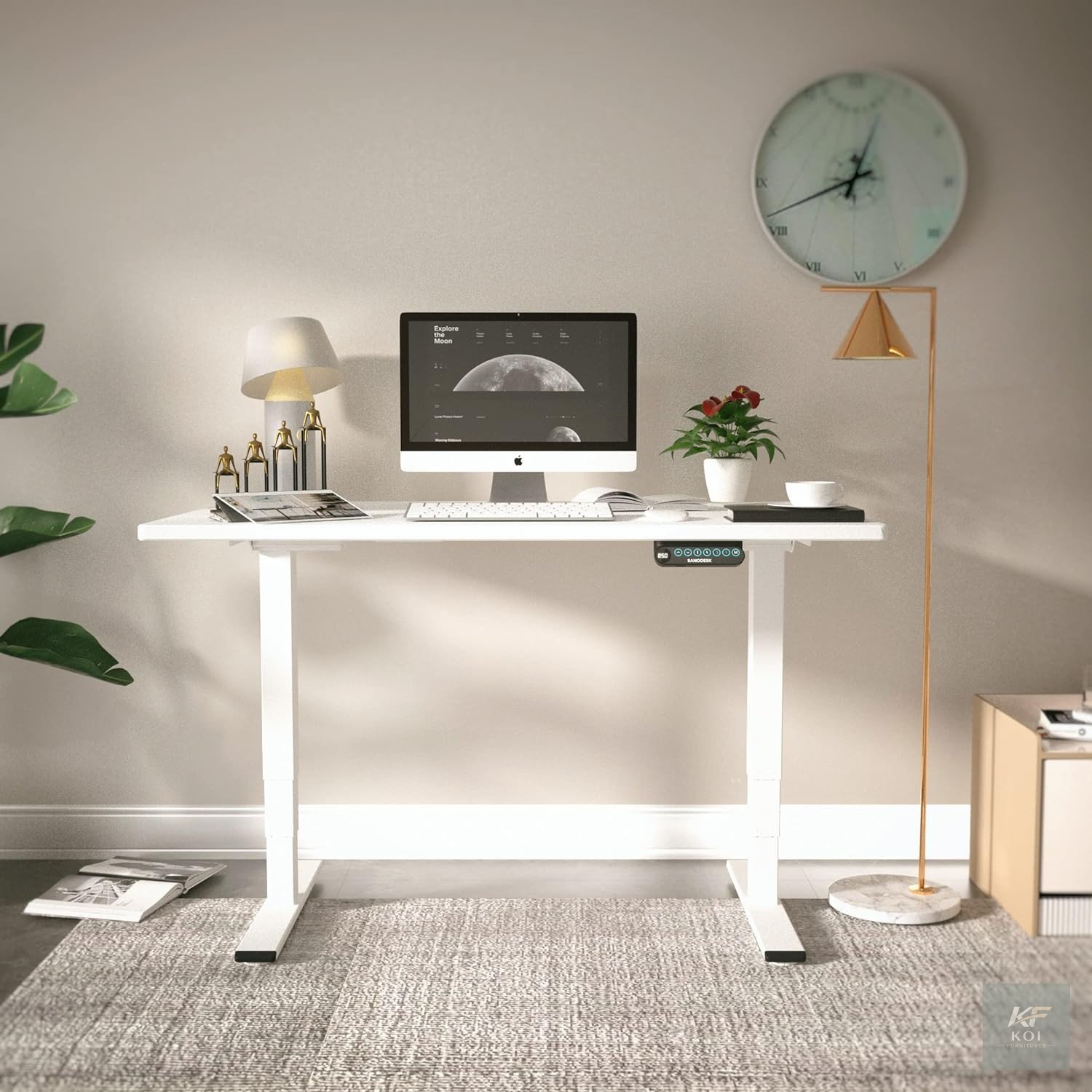 2.4M White Electric Standing Desk for sale in Nairobi, 2.4M White Electric Standing Desk for sale in Embakasi, 2.4M White Electric Standing Desk for sale in Westlands, 2.4M White Electric Standing Des