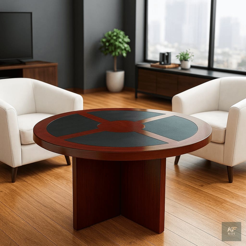 Mahogany-Finished Round Executive Boardroom Table for sale in Nairobi, Mahogany-Finished Round Executive Boardroom Table for sale in Embakasi, Mahogany-Finished Round Executive Boardroom Table for sal