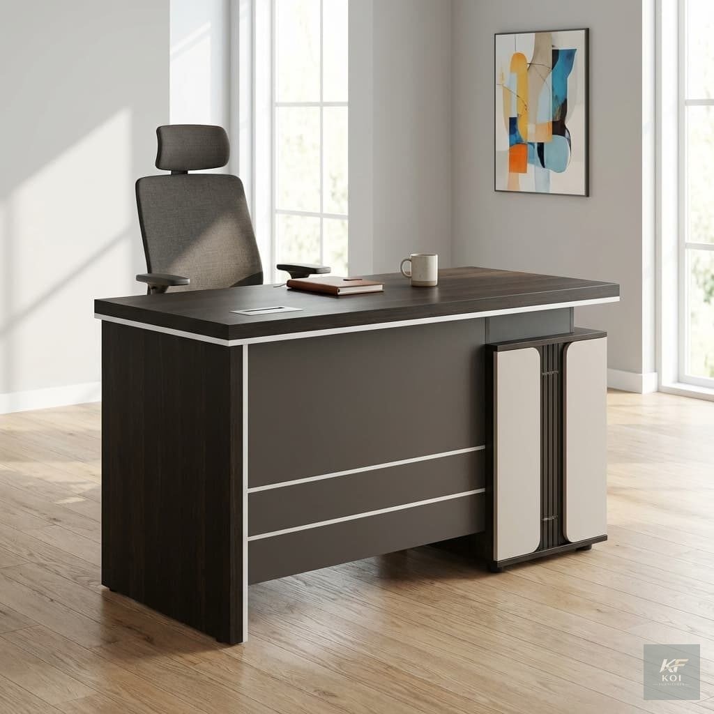 1.2M Modern Wooden Advanced Office Desk, 1.2M office desk, modern wooden office desk, advanced office desk, executive office desk, office desk, modern office desk, wooden office table, office workstat