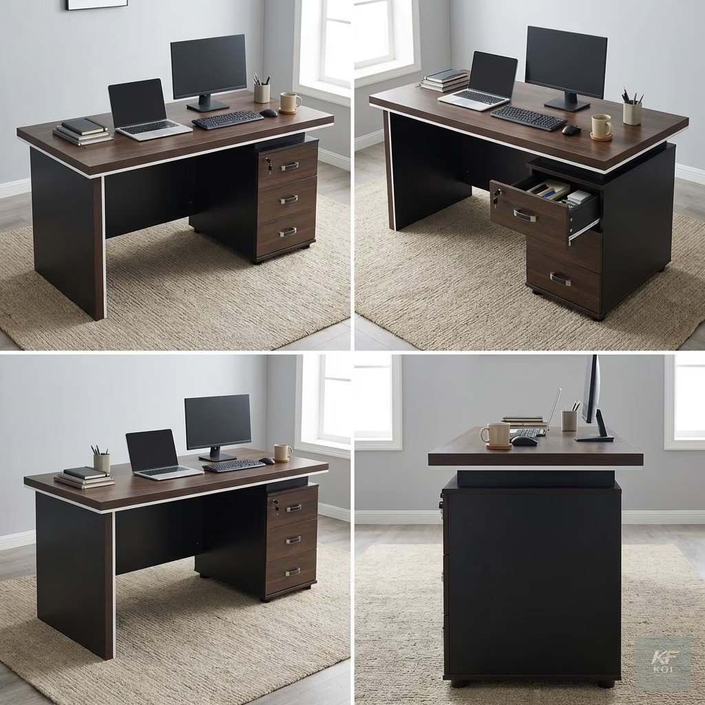 1.2M Modern Wooden Advanced Office Desk, 1.2M office desk, modern wooden office desk, advanced office desk, executive office desk, office desk, modern office desk, wooden office table, office workstat