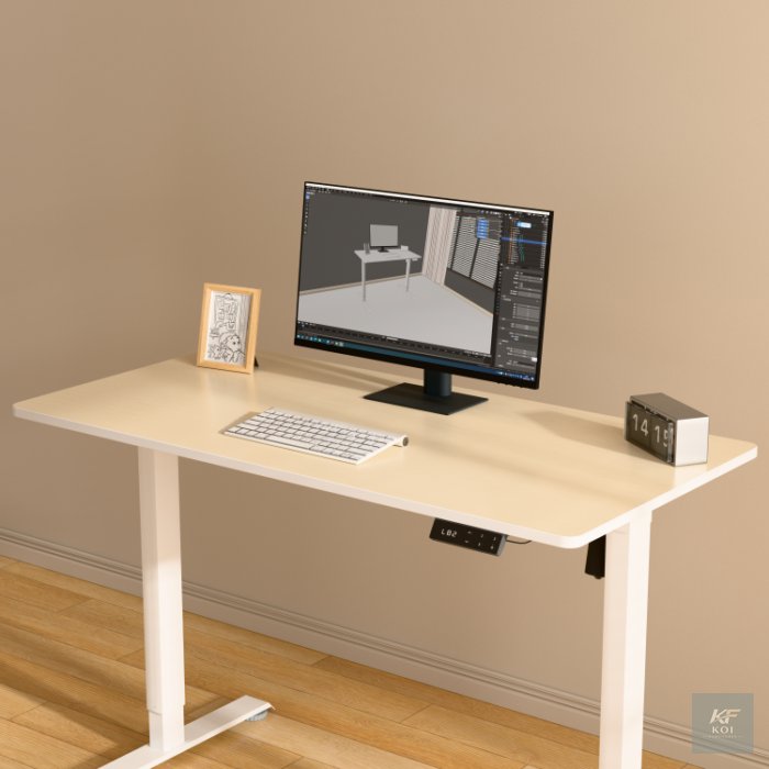 1.4M modern standing desk, 1.4M standing desk, modern standing desk, height adjustable standing desk, electric standing desk, sit-stand desk, adjustable office desk, standing office desk, ergonomic st