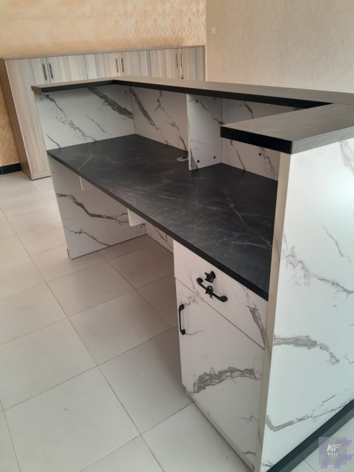 1.8M Front Desk Reception Counter, 1.8M reception counter, front desk reception counter, reception desk, modern reception desk, office reception counter, front office desk, receptionist desk, receptio