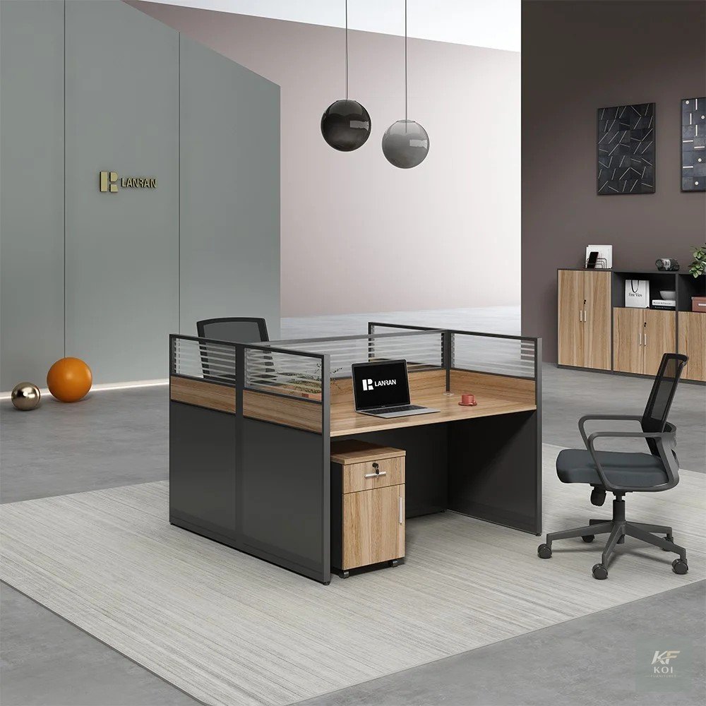 2-way modular office workstation, 2 person office workstation, two-way office workstation, modular office workstation, 2-seater office workstation, shared office workstation, office workstation desk,