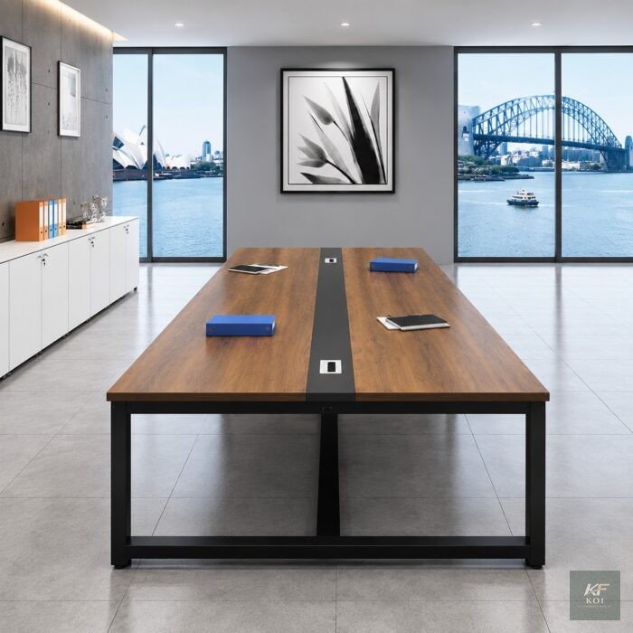 2.4M modern office boardroom table, 2.4M boardroom table, modern boardroom table, office boardroom table, conference room table, modern conference table, executive boardroom table, office meeting tabl