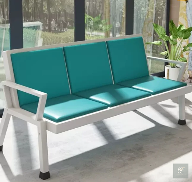 3-seater office reception bench, 3-seater reception bench, office reception bench, reception waiting bench, office waiting bench, reception seating, waiting room bench, lobby bench, office lobby seati