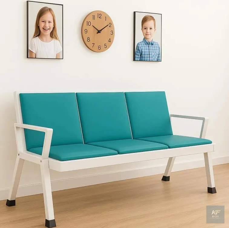 3-seater office reception bench, 3-seater reception bench, office reception bench, reception waiting bench, office waiting bench, reception seating, waiting room bench, lobby bench, office lobby seati