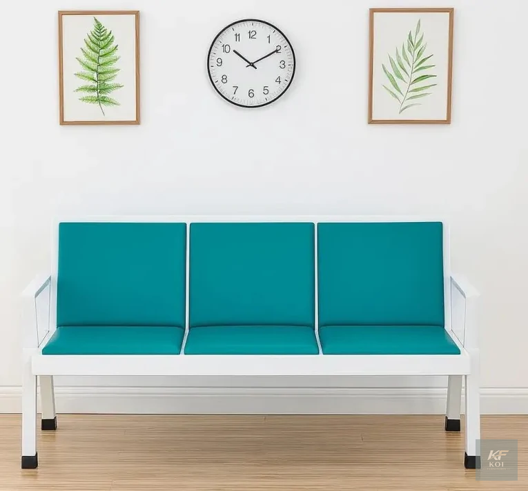 3-seater office reception bench, 3-seater reception bench, office reception bench, reception waiting bench, office waiting bench, reception seating, waiting room bench, lobby bench, office lobby seati