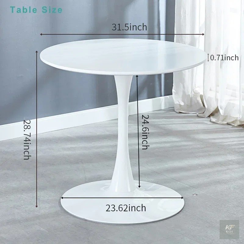 4-Seater Eames Dining Table, 4 seater dining table, Eames dining table, Eames dining set, dining table with 4 chairs, modern dining table, Scandinavian dining table, contemporary dining set, minimalis