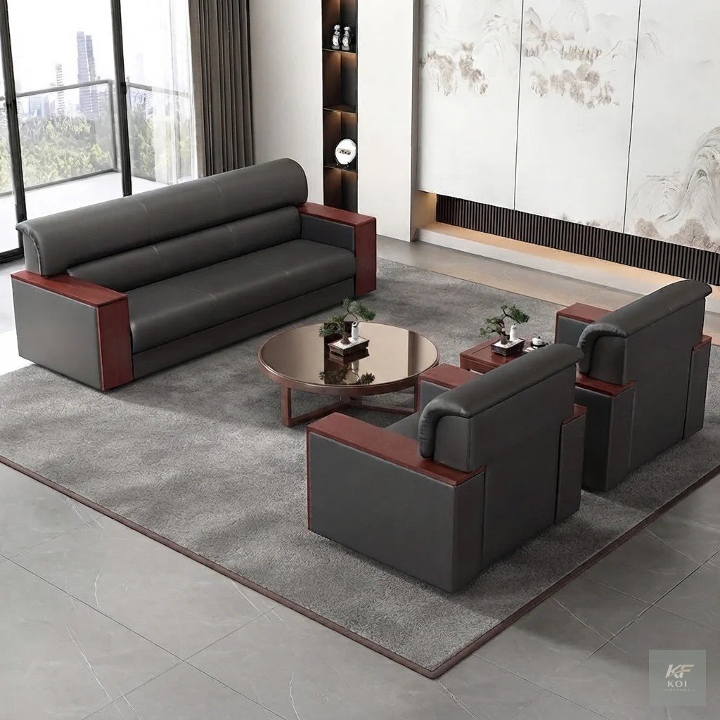 5-Seater Executive Waiting Office Sofa, executive waiting office sofa, 5-seater office sofa, office reception sofa, reception waiting sofa, office lounge sofa, reception couch, waiting room sofa, exec