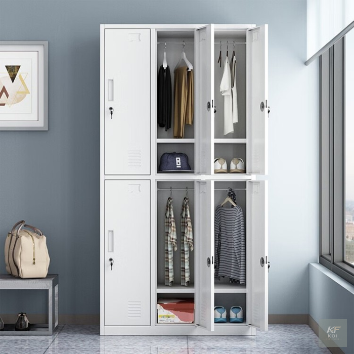 6-Door Metal Locker Cabinet, 6 door metal locker cabinet, metal locker cabinet, steel locker cabinet, office locker cabinet, storage locker cabinet, employee locker, staff locker, personal storage loc