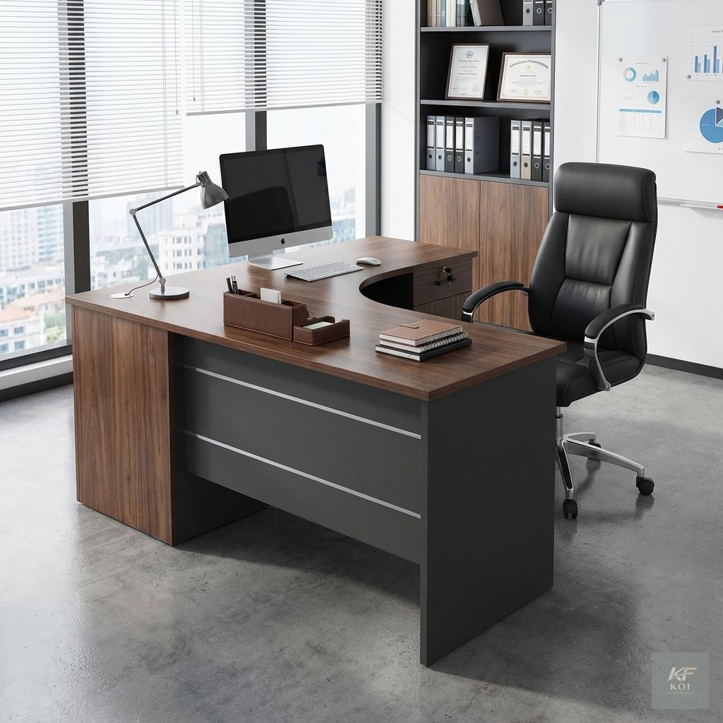 B6Y 140cm L-shaped Executive Office Desk, B6Y executive office desk, B6Y L-shaped desk, 140cm L-shaped executive office desk, 140cm executive desk, L-shaped executive desk, executive office desk, exe