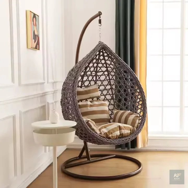 Balcony Swing Outdoor Rattan Tree, balcony swing chair, outdoor rattan swing chair, rattan tree swing, hanging rattan chair, rattan egg chair, outdoor hanging chair, balcony hanging chair, garden swin