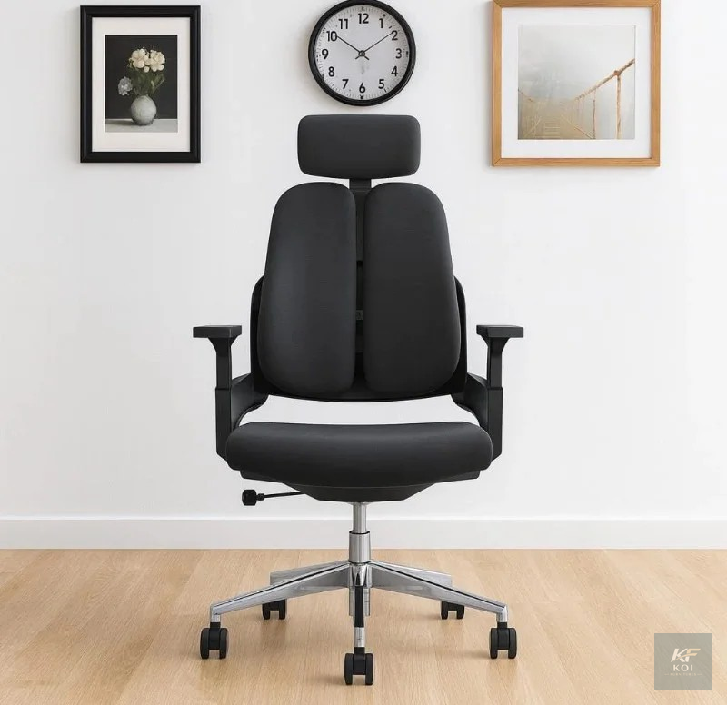 Dual-Back Orthopedic Office Chair