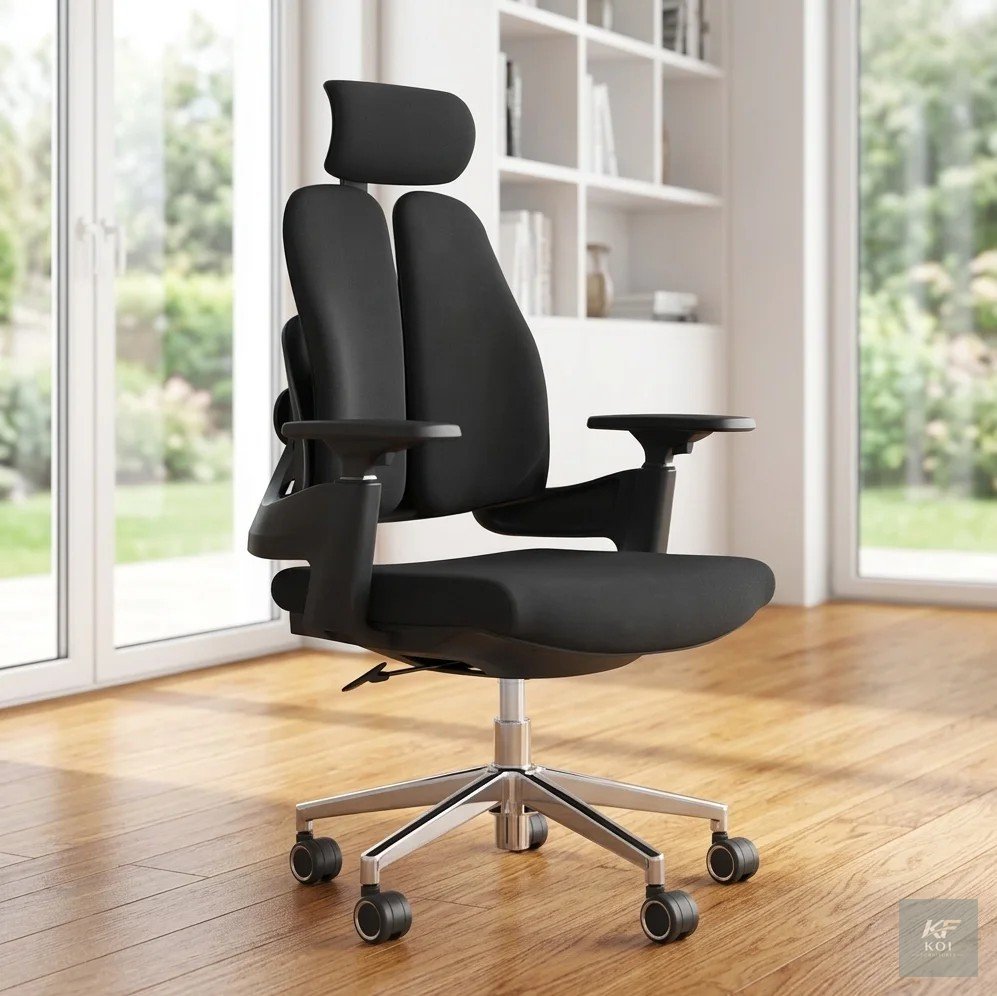Dual-Back Orthopedic Office Chair 8
