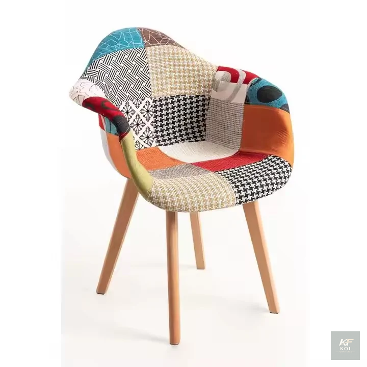 Eames-style accent armchair, Eames accent armchair, Eames lounge chair, modern accent armchair, designer armchair, upholstered accent chair, wooden armchair, mid-century modern chair, Scandinavian arm
