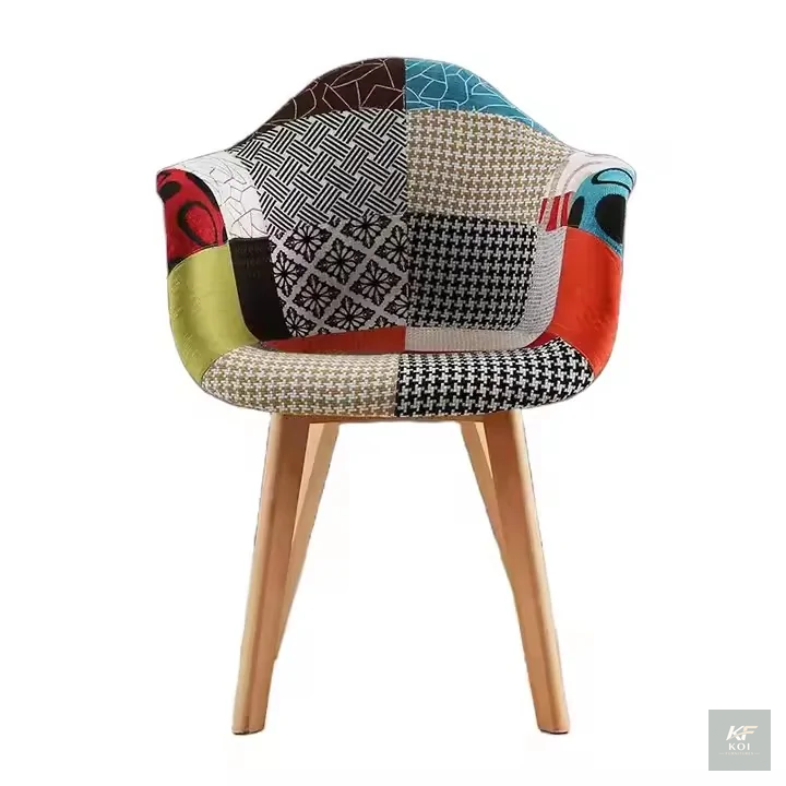 Eames-style accent armchair, Eames accent armchair, Eames lounge chair, modern accent armchair, designer armchair, upholstered accent chair, wooden armchair, mid-century modern chair, Scandinavian arm