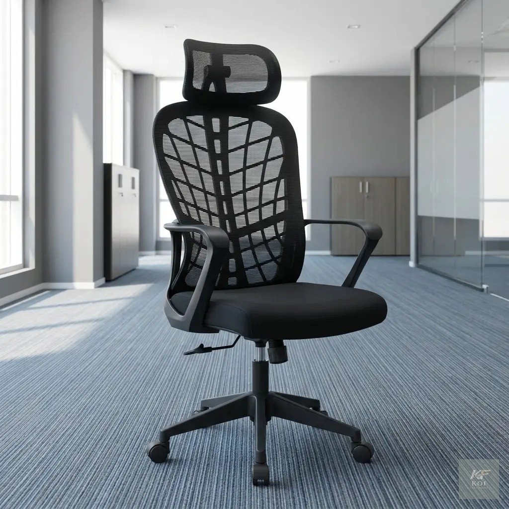 Ergonomic High Back Mesh Office Chair, high back mesh office chair, ergonomic mesh office chair, ergonomic office chair, mesh office chair, high-back office chair, breathable mesh office chair, execut