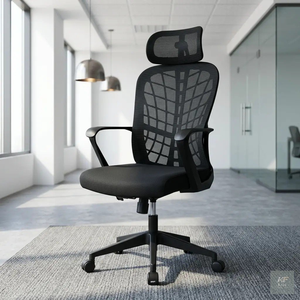 Ergonomic High Back Mesh Office Chair, high back mesh office chair, ergonomic mesh office chair, ergonomic office chair, mesh office chair, high-back office chair, breathable mesh office chair, execut