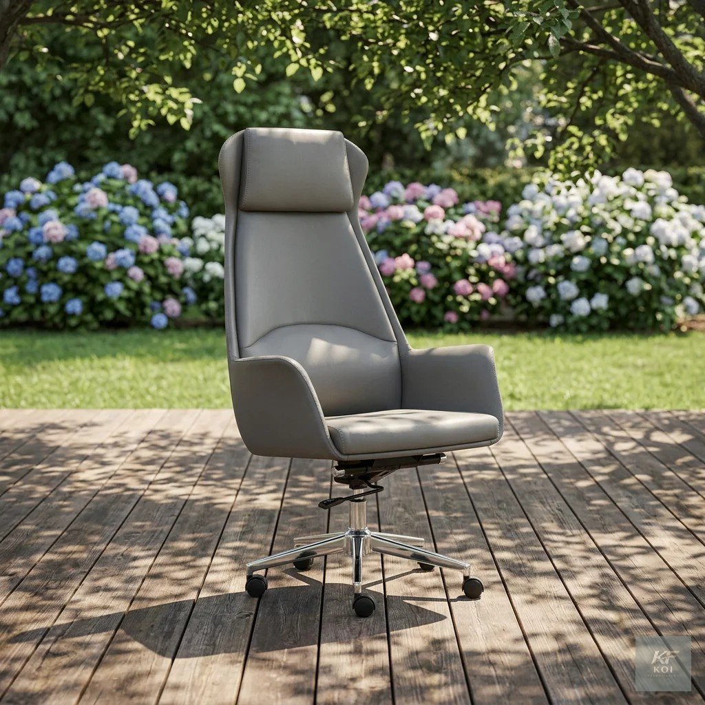 Executive High-Back Leather Office Chair, high-back leather office chair, executive leather office chair, leather executive chair, executive office chair, high-back office chair, ergonomic executive c