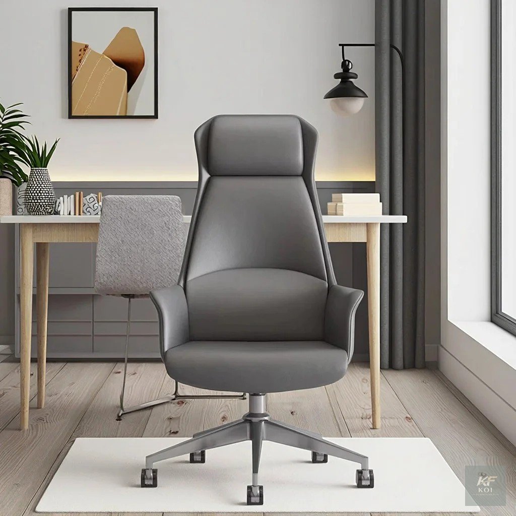 Executive High-Back Leather Office Chair, high-back leather office chair, executive leather office chair, leather executive chair, executive office chair, high-back office chair, ergonomic executive c