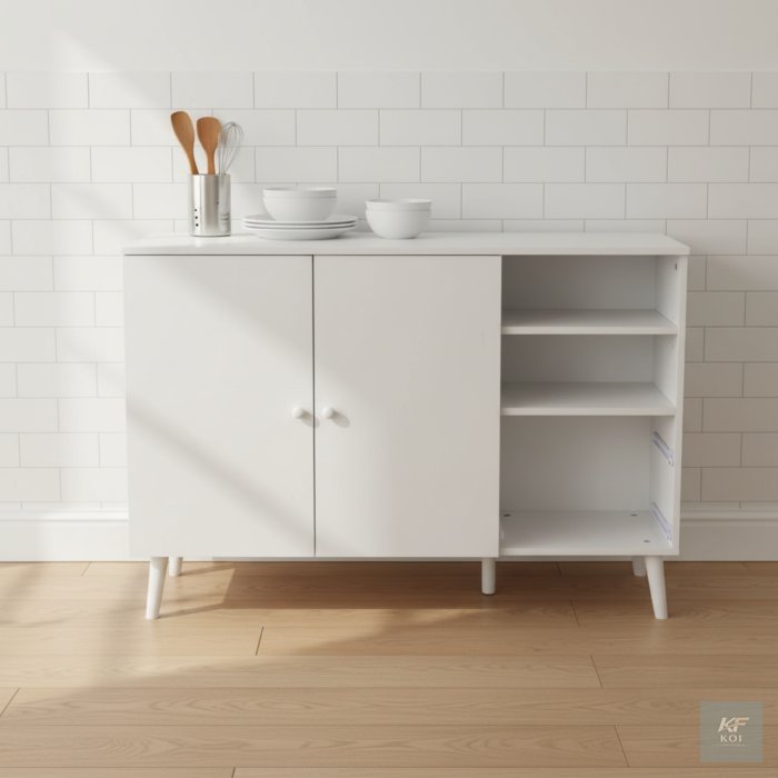 Gyger Kitchen Sideboard with 2 Door, Gyger kitchen sideboard, 2 door kitchen sideboard, kitchen sideboard cabinet, kitchen storage cabinet, wooden kitchen cabinet, modern kitchen sideboard, sideboard