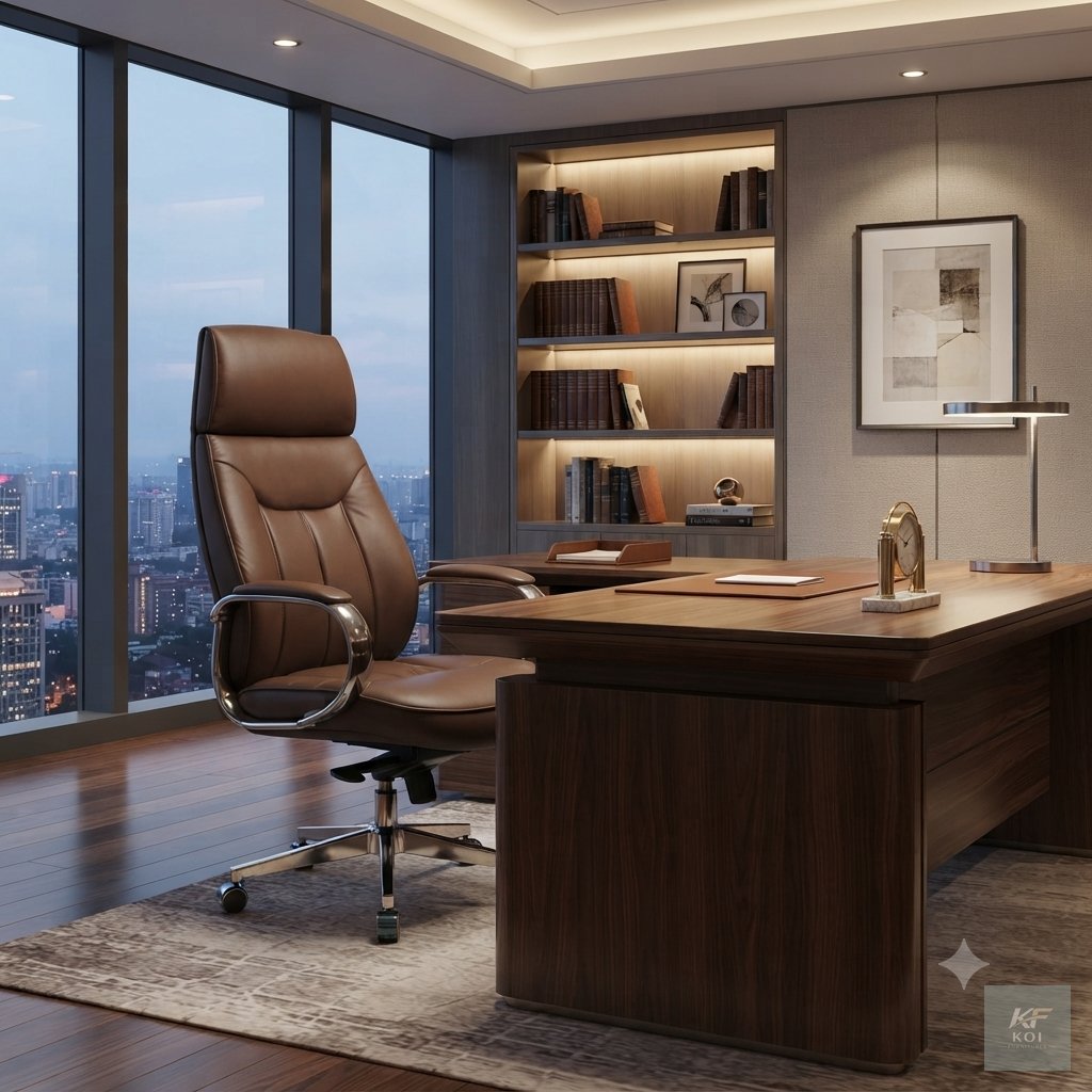 High Back Chair, high back office chair, high-back executive chair, executive office chair, ergonomic office chair, office desk chair, executive desk chair, manager office chair, CEO office chair, dir