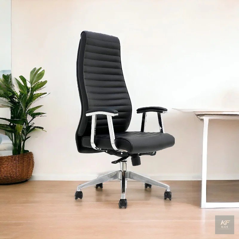 Leather Boss Executive Office Chair, boss executive office chair, leather executive office chair, executive office chair, luxury office chair, premium leather office chair, high-back executive chair,