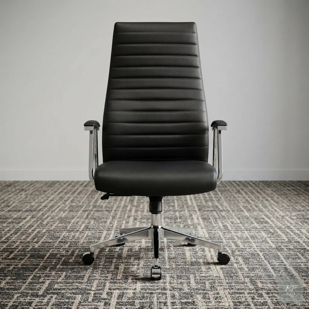 Leather Boss Executive Office Chair, boss executive office chair, leather executive office chair, executive office chair, luxury office chair, premium leather office chair, high-back executive chair,