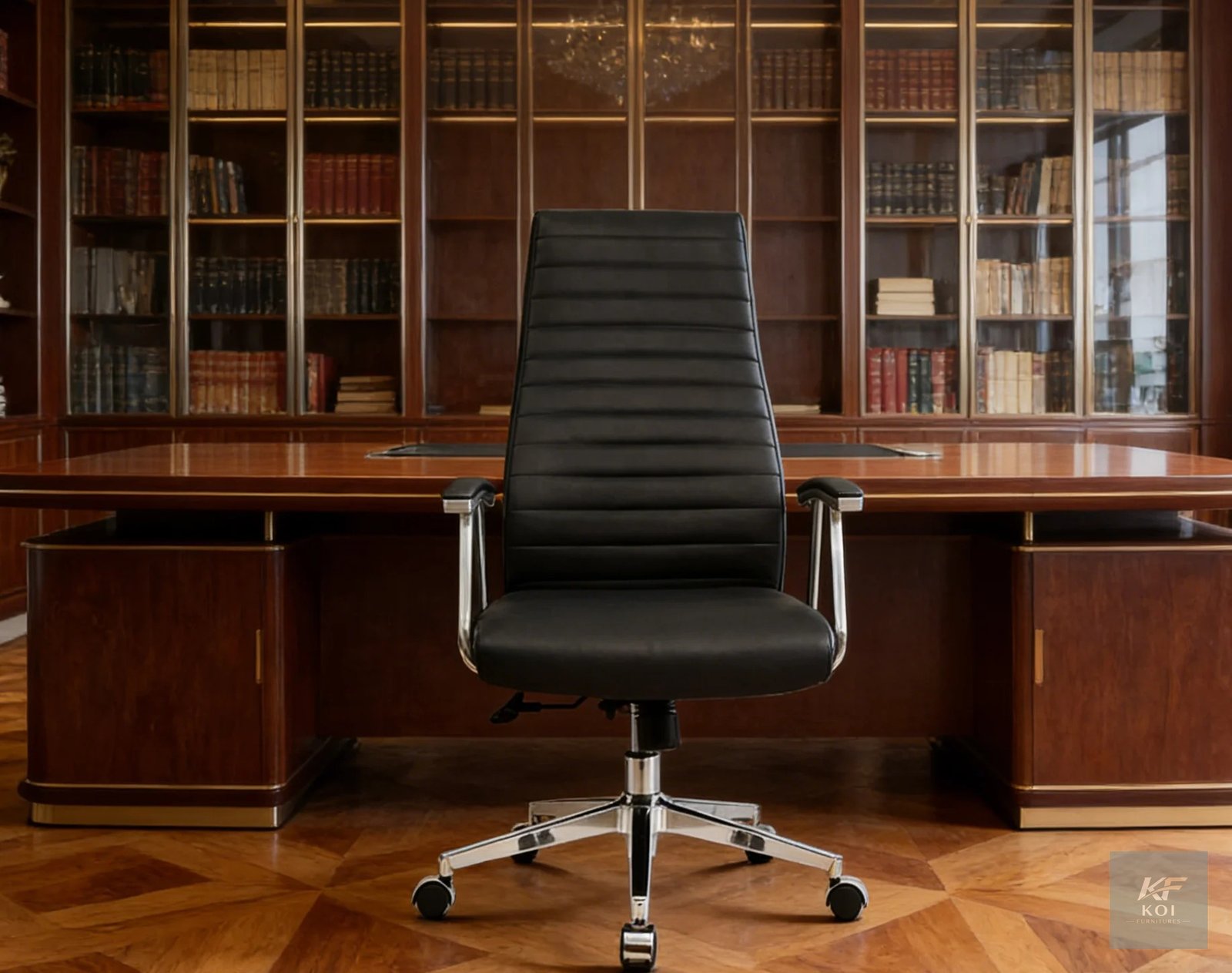 Leather Boss Executive Office Chair, boss executive office chair, leather executive office chair, executive office chair, luxury office chair, premium leather office chair, high-back executive chair,