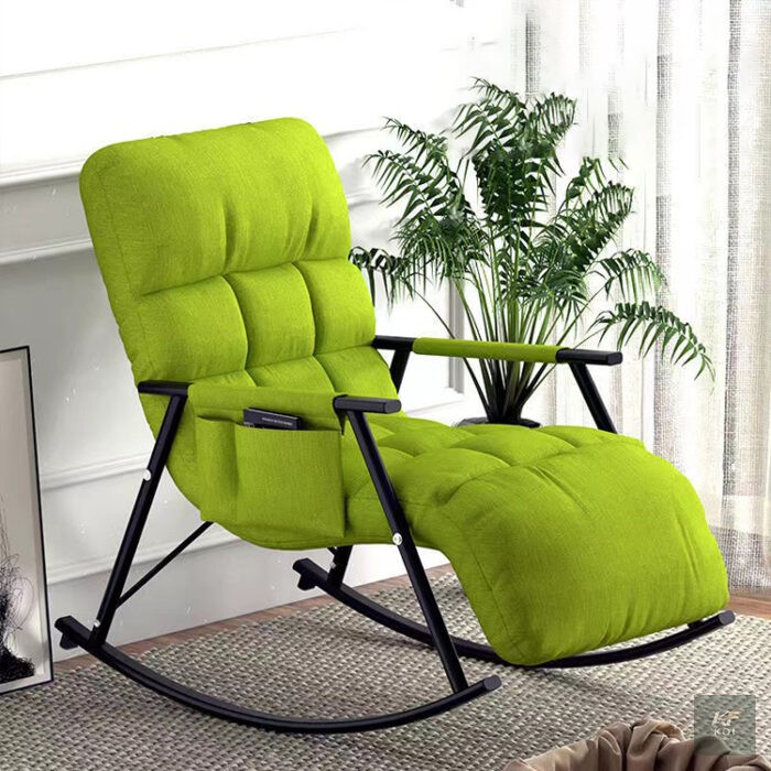 Luxury Reclining Metal Framed Rocking Chair, luxury reclining rocking chair, metal framed rocking chair, reclining rocking chair, modern rocking chair, ergonomic rocking chair, lounge rocking chair, i