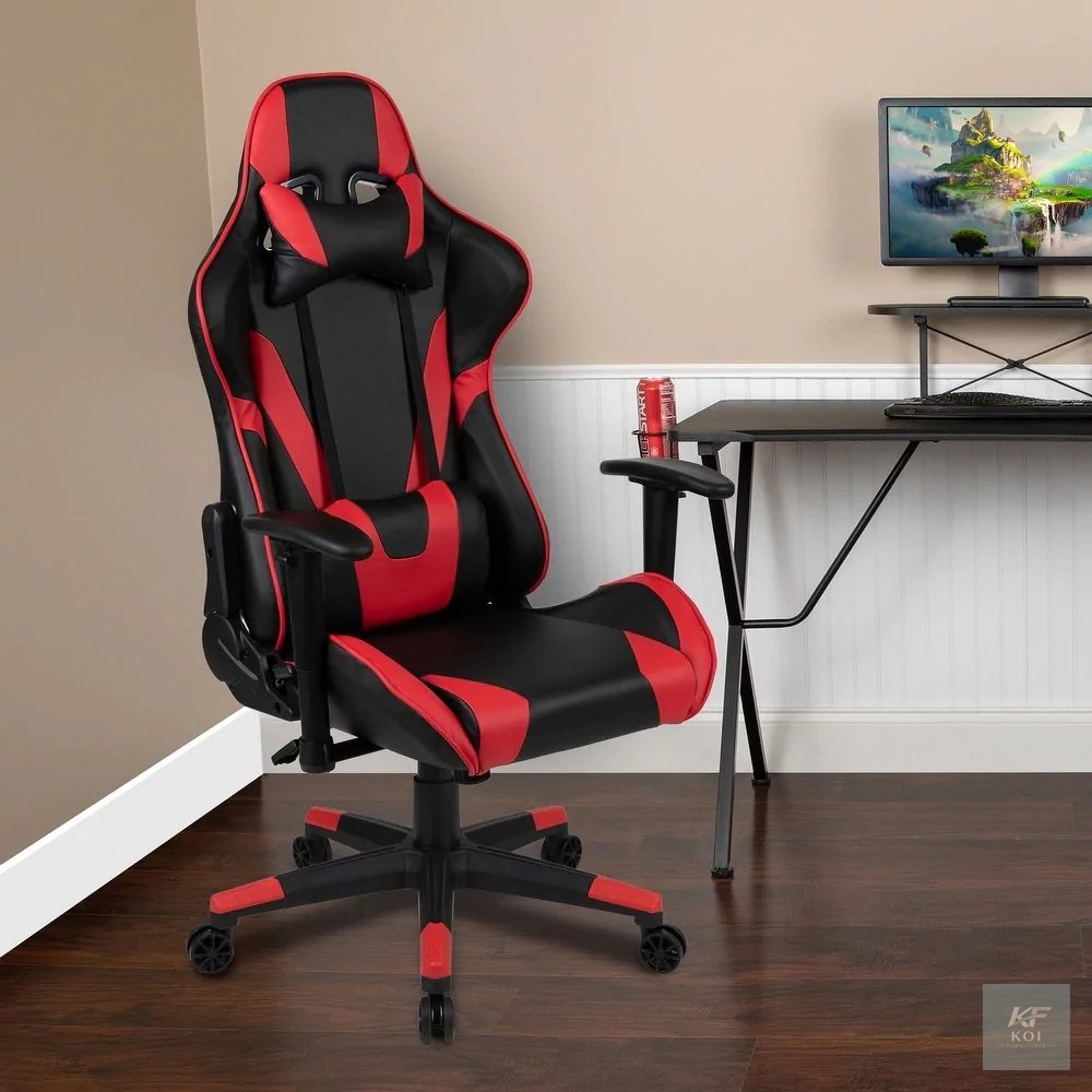 Metro Racing-Style Gaming Chair, Metro gaming chair, racing-style gaming chair, ergonomic gaming chair, gaming office chair, gamer chair, PC gaming chair, computer gaming chair, high-back gaming chair
