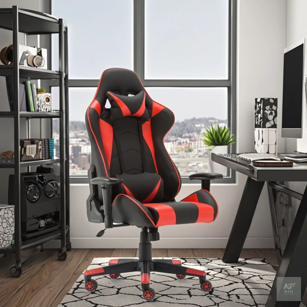 Metro Racing-Style Gaming Chair, Metro gaming chair, racing-style gaming chair, ergonomic gaming chair, gaming office chair, gamer chair, PC gaming chair, computer gaming chair, high-back gaming chair