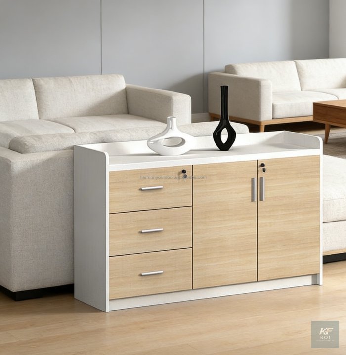 Modern Wooden Credenza File Cabinet, modern credenza file cabinet, wooden file cabinet, wooden credenza cabinet, office credenza cabinet, modern office storage cabinet, wooden filing cabinet, office s