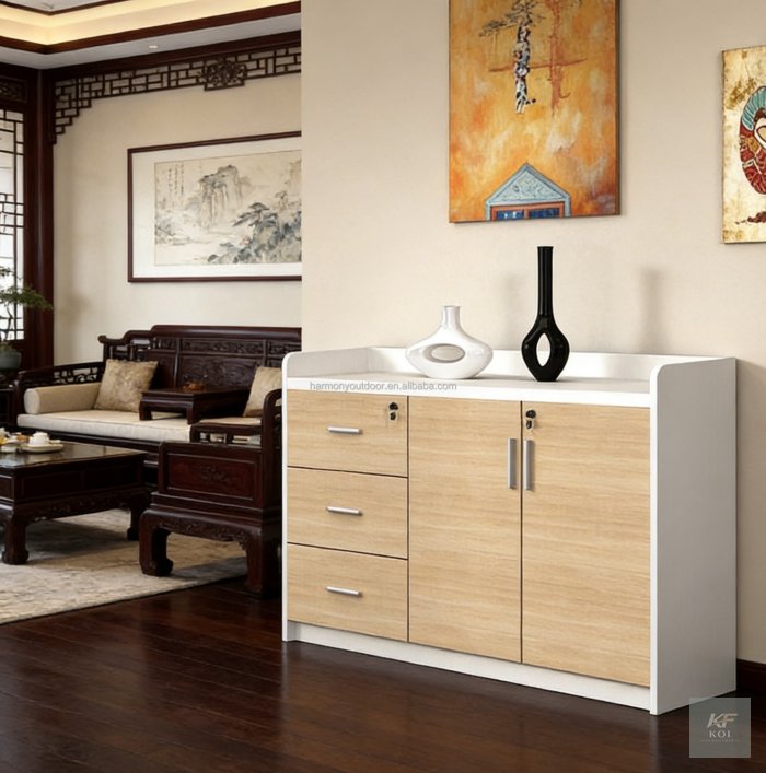 Modern Wooden Credenza File Cabinet, modern credenza file cabinet, wooden file cabinet, wooden credenza cabinet, office credenza cabinet, modern office storage cabinet, wooden filing cabinet, office s