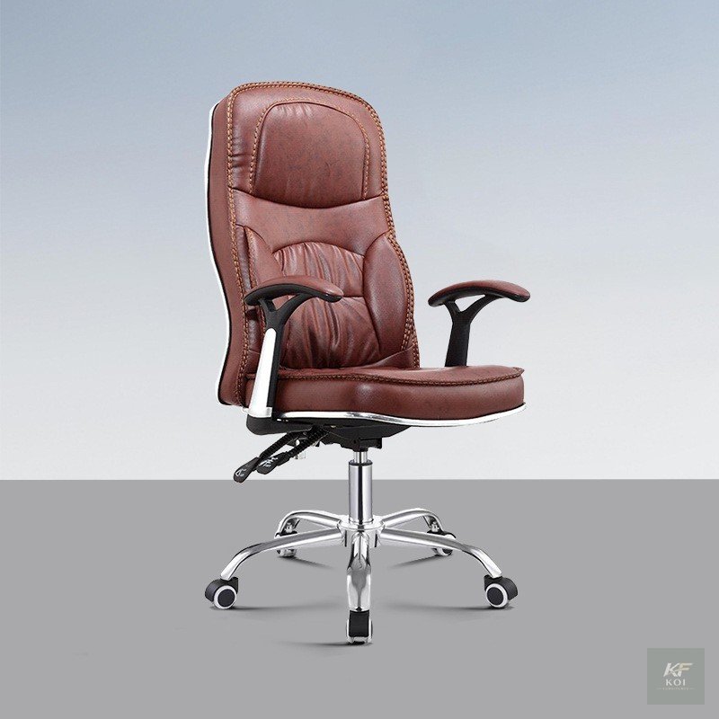 GM12O Generic Brown Executive Desk Chair, GM12O executive chair, brown executive office chair, executive desk chair, executive office chair, leather office chair, brown office chair, manager office ch