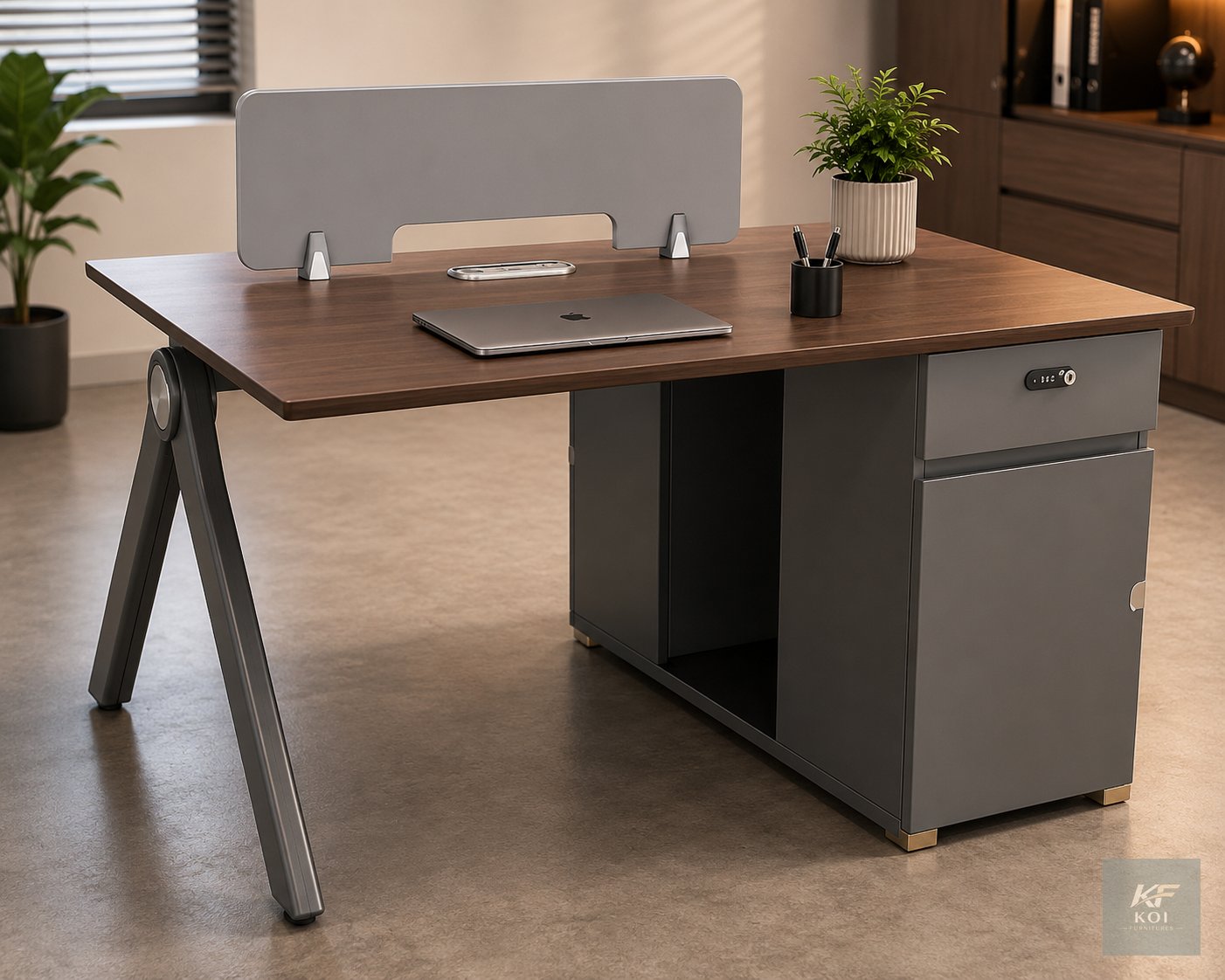 Pioneer2-C Metal Frame Office Desk, Pioneer2-C office desk, metal frame office desk, office desk, office workstation, executive office desk, office computer desk, computer workstation, modern office d