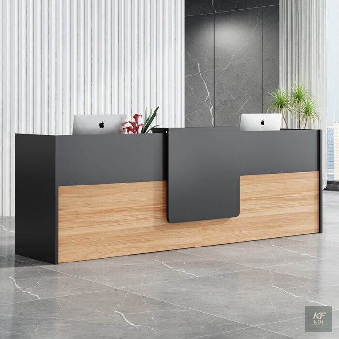 QT-006 luxury modern reception counter, luxury reception counter, modern reception counter, QT-006 reception desk, modern reception desk, luxury reception desk, office reception desk, custom reception