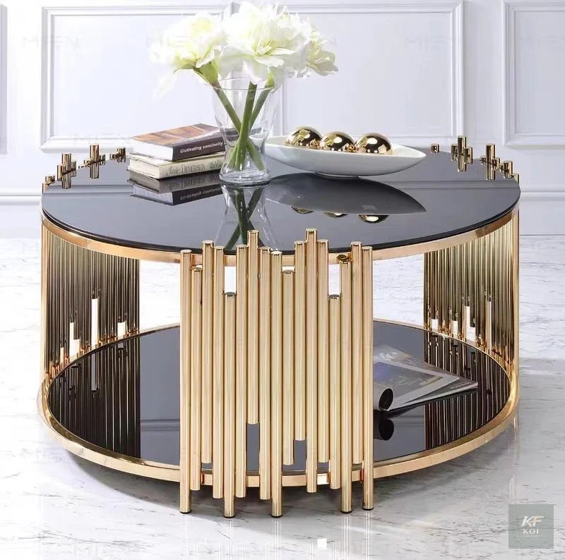 Round Glass Coffee Table Kenya, round glass coffee table, glass coffee table, modern glass coffee table, round center table, living room coffee table, tempered glass coffee table, contemporary coffee