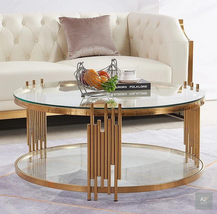 Round Glass Coffee Table Kenya, round glass coffee table, glass coffee table, modern glass coffee table, round center table, living room coffee table, tempered glass coffee table, contemporary coffee