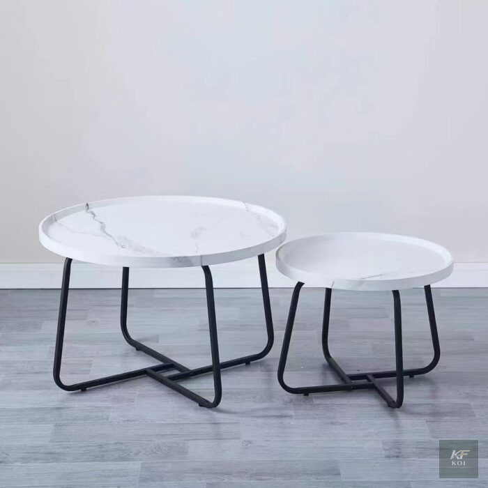 Round Industrial Coffee Table, industrial coffee table, round coffee table, modern coffee table, industrial style coffee table, round center table, living room coffee table, rustic coffee table, metal