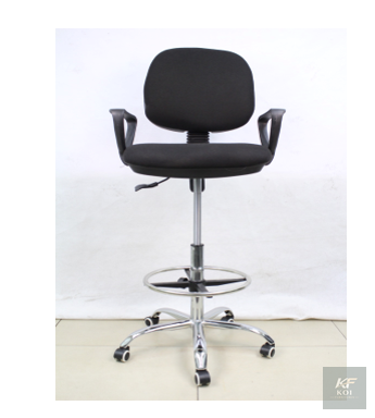 High Fabric Teller And Cashier Chair, high fabric cashier chair, teller chair, cashier chair, fabric cashier chair, high-back teller chair, high-back cashier chair, ergonomic cashier chair, ergonomic