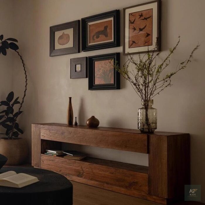 Solid Wood TV Stand 2-Tier Entertainment Center, solid wood TV stand, 2-tier TV stand, 2-tier entertainment center, wooden TV stand, wood entertainment center, TV console table, wooden TV console, ent