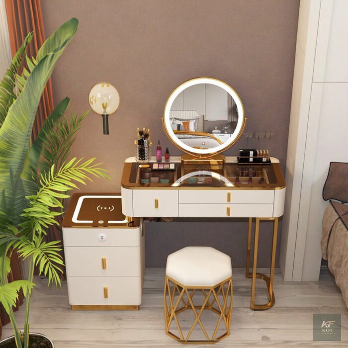 TBWFRD modern makeup vanity desk, modern makeup vanity desk, makeup vanity desk, vanity desk, makeup table, dressing table, modern dressing table, vanity table, beauty vanity desk, cosmetic vanity tab