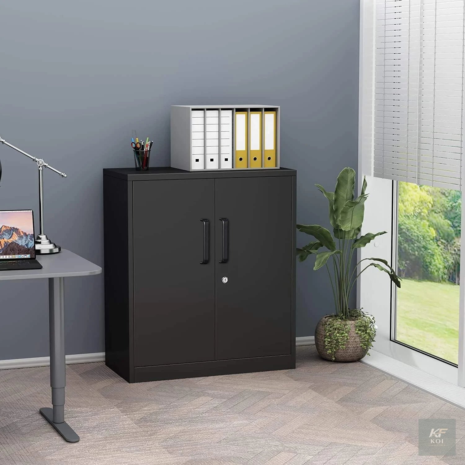 This 2-Door Wooden Credenza Cabinet, 2-door wooden credenza cabinet, wooden office credenza, office credenza cabinet, wooden storage cabinet, office storage cabinet, executive credenza cabinet, office