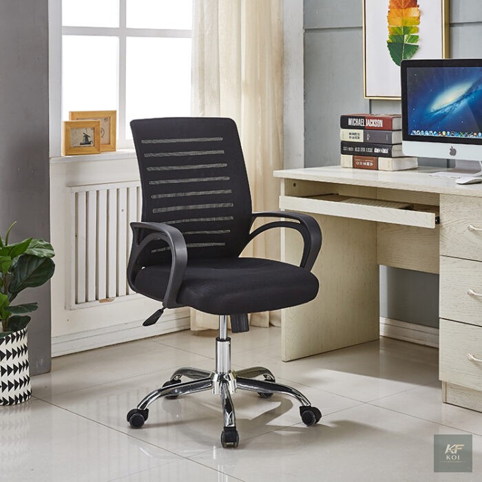black ergonomic mesh office chair, ergonomic mesh office chair, black mesh office chair, mesh office chair, ergonomic office chair, breathable office chair, high-back mesh office chair, executive mesh