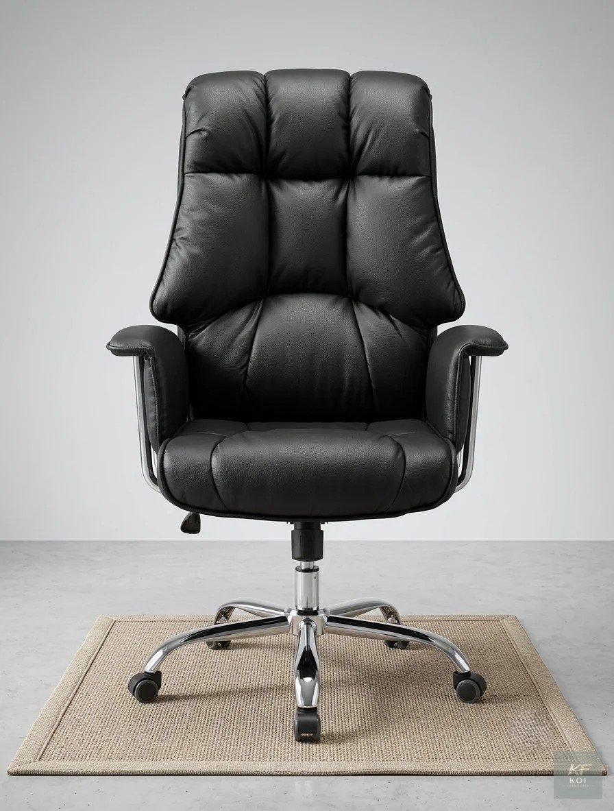 black leather executive office chair, black executive office chair, leather executive office chair, executive office chair, black leather office chair, ergonomic executive chair, luxury office chair,