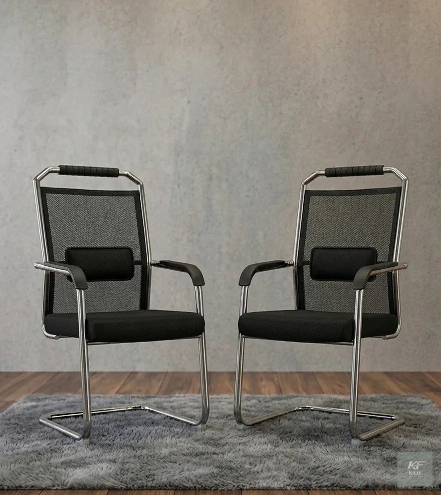 black mesh guest chair, black mesh visitor chair, mesh guest chair, office guest chair, office visitor chair, black visitor chair, ergonomic guest chair, mesh office chair, reception chair, waiting ro