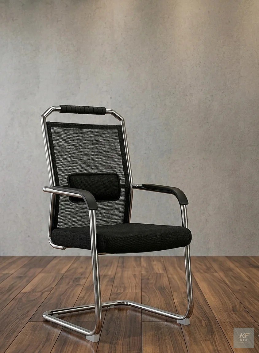 black mesh guest chair, black mesh visitor chair, mesh guest chair, office guest chair, office visitor chair, black visitor chair, ergonomic guest chair, mesh office chair, reception chair, waiting ro