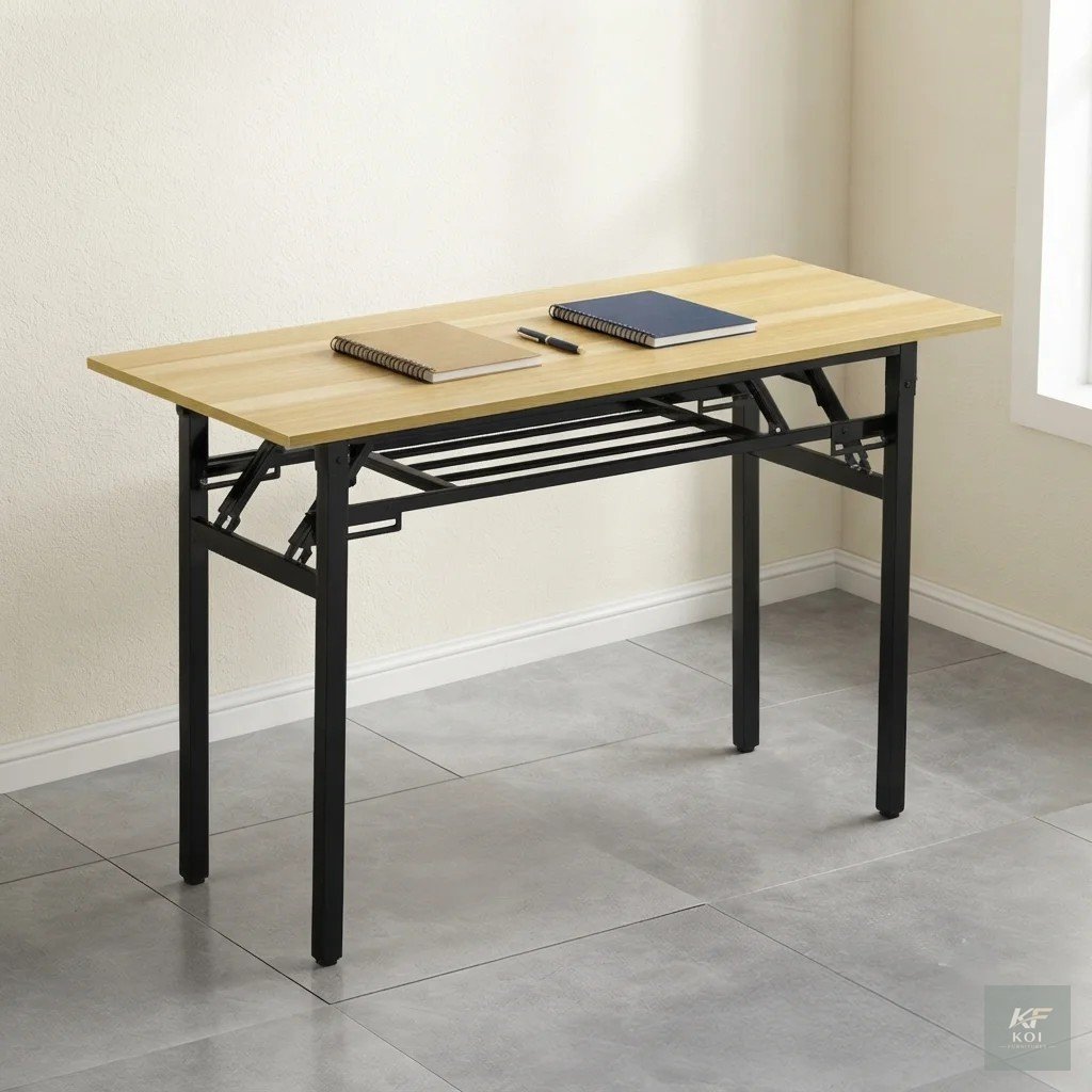foldable office table, folding office table, foldable office desk, folding office desk, portable office table, portable office desk, collapsible office table, collapsible desk, folding computer desk,