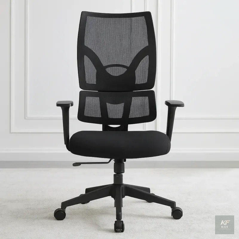 high-back mesh ergonomic office chair, ergonomic high-back office chair, high-back mesh office chair, mesh ergonomic office chair, ergonomic office chair, mesh office chair, breathable office chair, e